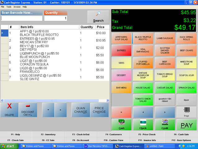basic cash code pos register software visual foxpro support